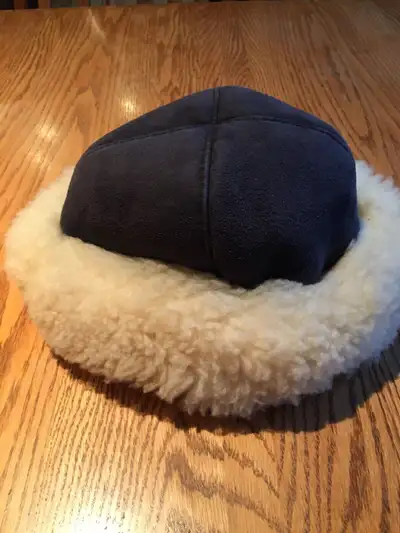 Genuine Shearling Sheepskin Winter Hat made in Lanark, View more