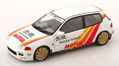 1/18 Solido 1992 Honda Civic EG6 Works Mugen Racing New Diecast, View more