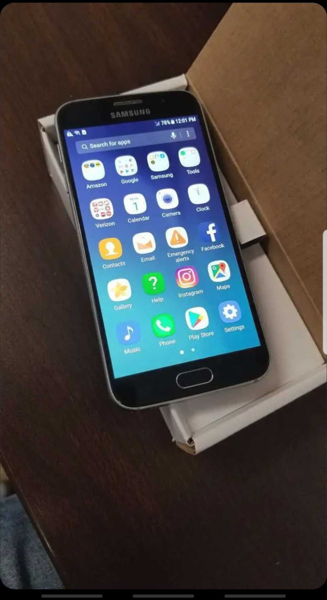 Samsung Galaxy S6 SM-G920V 32GB Black Sapphire (Verizon) 4G LTE  in Cell Phones in City of Toronto - Image 2