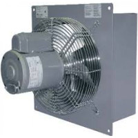 Wall mounted shutter fan