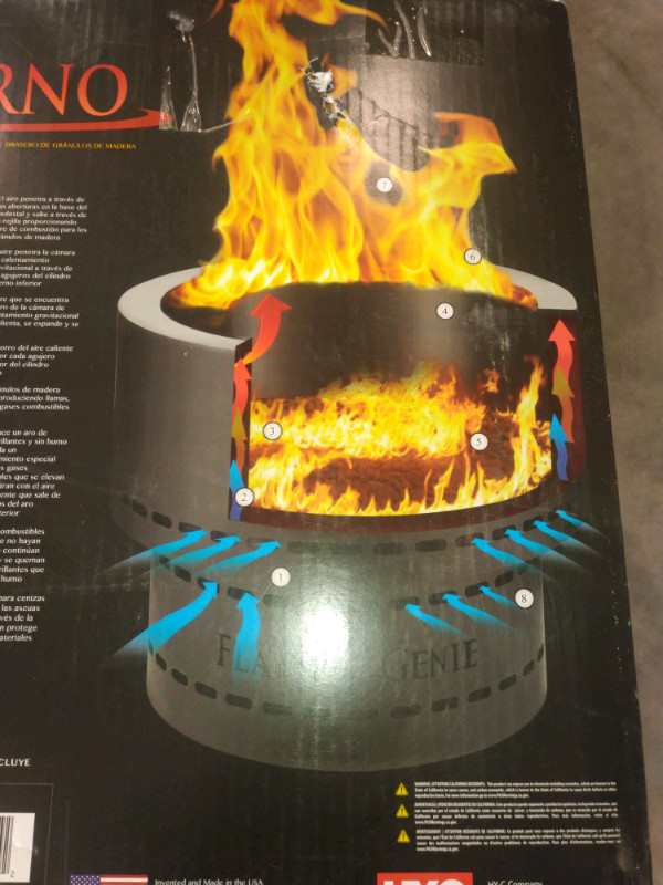 19" Black Flame Genie  in BBQs & Outdoor Cooking in St. Albert - Image 3