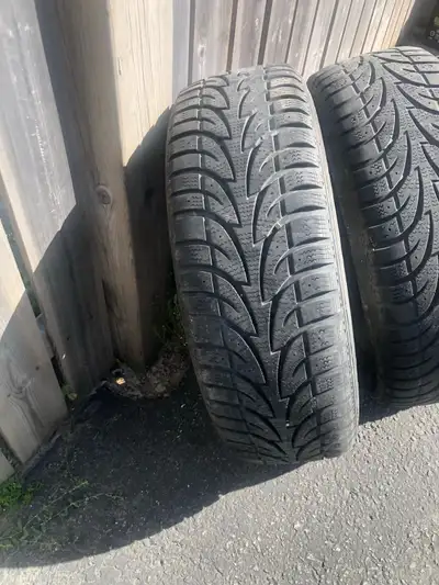 I am selling a set of four 17-inch rims with 225/65R17 tires that came off of my Toyota. These used...