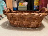 Hard wicker / wood basket