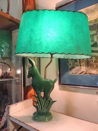 Pottery Deer Table Lamp, View more
