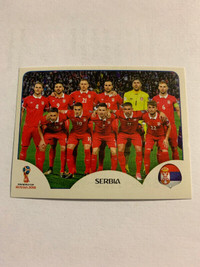 2018 PANINI FIFA World Cup Russia Album Stickers SERBIA TEAM#413