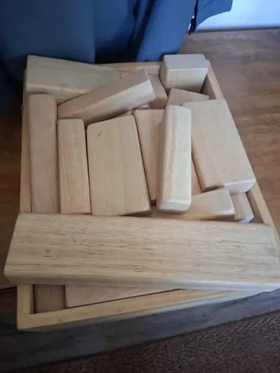 Kids wooden blocks set, View more