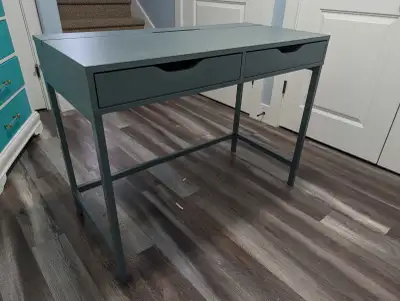 IKEA Alex Desk, LIKE-NEW, Gray-Turqouise, View more