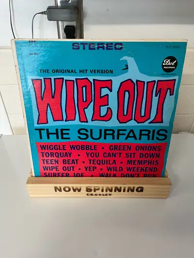 Crosley “Now Spinning” Vinyl Record Stand, View more