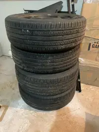 Summer tires with rims 