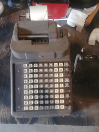 Old Burroughs adding machine