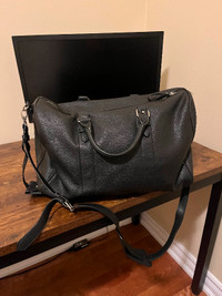 Forever 21 Small Faux Leather Duffle Bag