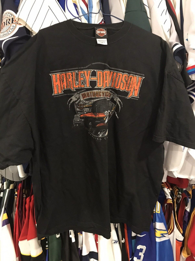 Vintage 1998 Harley Davidson Binghamton, NY Double Sided T-Shirt in Arts & Collectibles in City of Toronto - Image 2