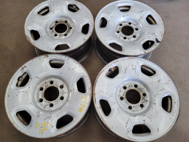 #222 4 RIMS 17 POUCES FORD F-150 2 RIMS AVEC TPMS dans Pneus et jantes  à Longueuil/Rive Sud