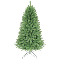 BULYAXIA 5.5ft (165cm) Balsam Fir Hinge Christmas Tree