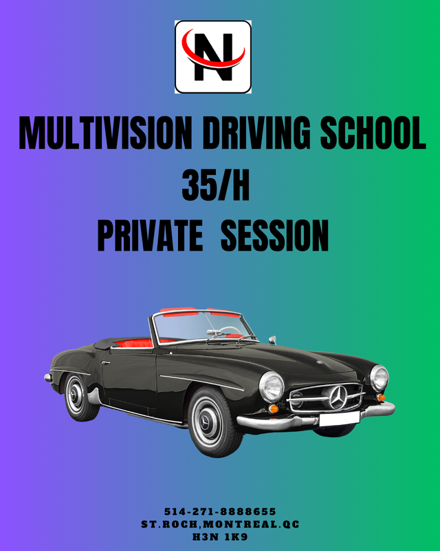 Car driving classes with professional teachers.64639729510659123