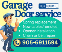 rollers or cables for garage door