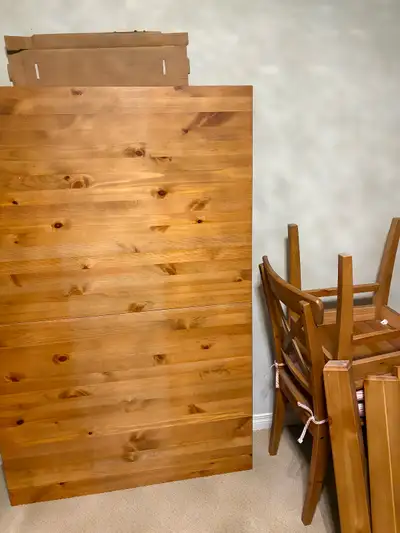 Kitchen table and 4 chairs, View more