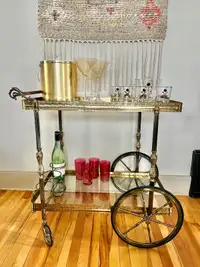 Vintage bar cart 