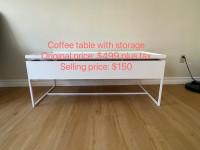 Structube Coffee Table with Storage