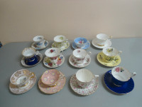 12 Bone China Cups And Saucers