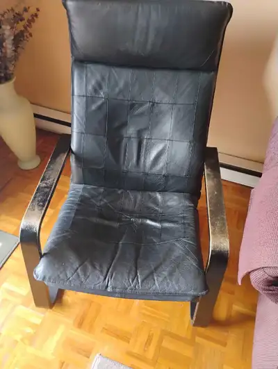 chaise Ikea en cuire , View more