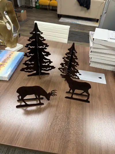 Deer and Tree Decoration, View more