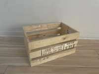 Wooden crates for storage or decore