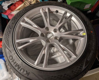 Original Tesla Model Y Wheels and All Season Tires - New