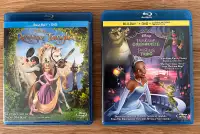 Lot de 4 Blu-Ray + DVD Disney à vendre