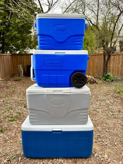 Coleman Coolers - 4 total - various sizes, View more