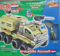 GI Joe BTR Built To Rule! 6508 Armadillo Assault Set w/ Duke Fig