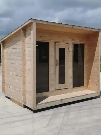 Cedar Saunas – Locally Built Barrels- Cabins- Lean To We make all our saunas locally and install on-...