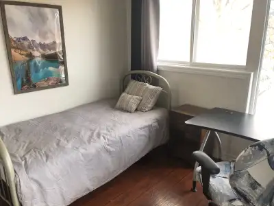 Available for rent newly renovated fully furnished bedroom $1000 p/m, shared washroom with 2 working...