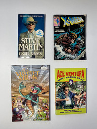 Muppets, X-men, Jim Carry and Steve Martin books
