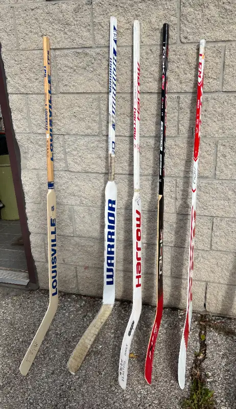 10 TOTAL -SOME NEW OLD STOCK GOALIE HOCKEY STICKS - 1 AUTO in Hockey in Mississauga / Peel Region - Image 4
