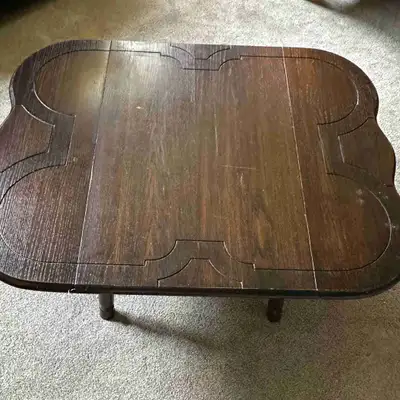 Oak Coffee Table- double drop down leafs, View more