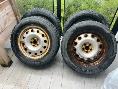 Yokohama ice guard winter tires for sale. Tires are in great shape with 7/32 tread still left, easil...