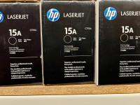 HP 15A toner cartridge original each 65$