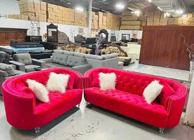 MODERN TUFTED CANADIAN MADE SOFA SETS ON SALE VISIT US, View more