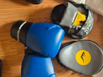 Ensemble Gants de frappe Everlast et gants de boxes Small, View more
