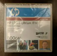 HP LTO3 Ultrium RW 800GB Data Cartridge C7973A