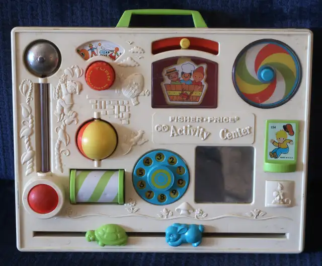Vintage 70s Fisher Price Activity Center #134, for Crib etc