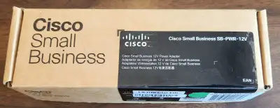 Cisco Small Business 12V Power Adapter, SB-PWR-12V-NA, View more
