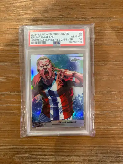2024 LEAF ERLING HAALAND ANIME /99 PSA 10 POP 3, View more