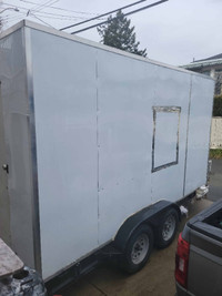 Unfinish trailer box 14L x 8 W x 10 H