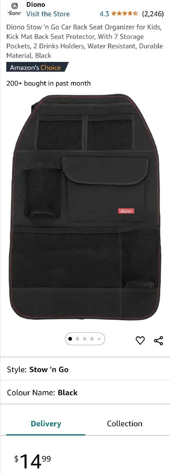 Car Back Seat Organizer for Kids62864362829570124
