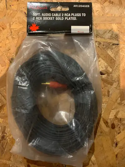 Fil RCA audio M/F 50 pi/ft RCA audio cable M/F, View more