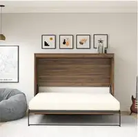 New In Box- Signature Sleep® Full Size Daybed Wall Bed - Walnut