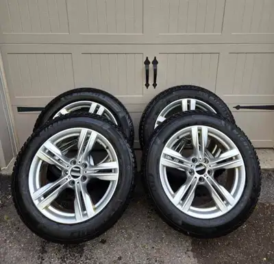 Original BMW M Sport Rims with New Michelin X Ice Tires (Tires have approx 5km). Will Fit all BMW X5...