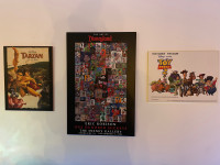 Mounted Disney Movie Posters